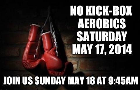 No Kick-boxing 5.17.14
